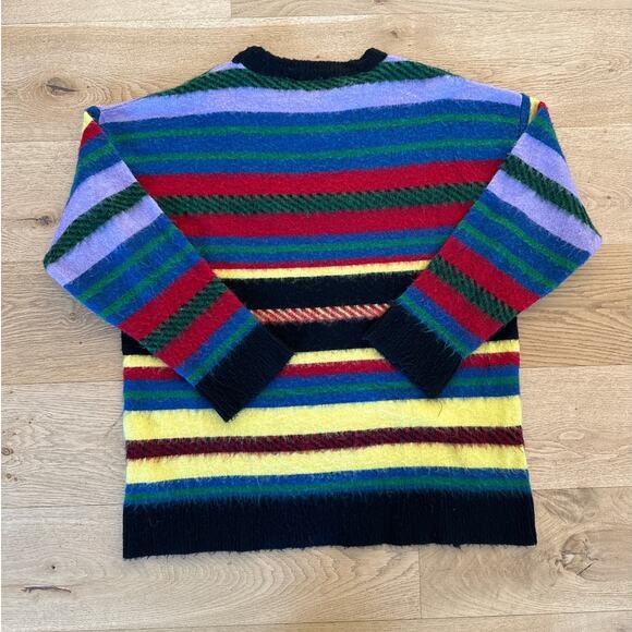 Basic Pleasure Mode - Kurt Oversized Striped Sweater in Multicolor - Picture 5 of 5